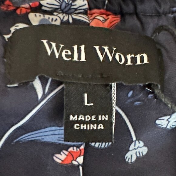 Well Worn Women's Bomber Style Jacket Coat Size L Charcoal Gray Contemporary NEW - Picture 3 of 15